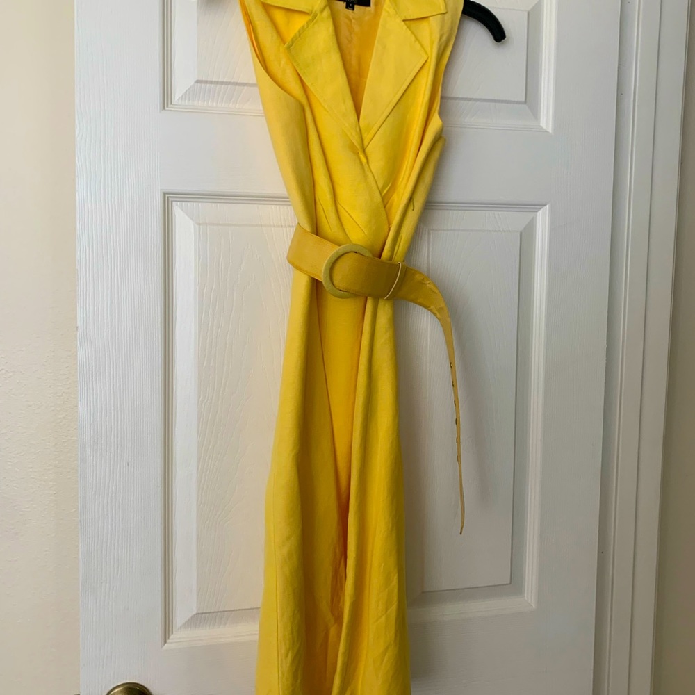 Linen summer dress.
